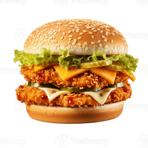 Chicken cheese burger