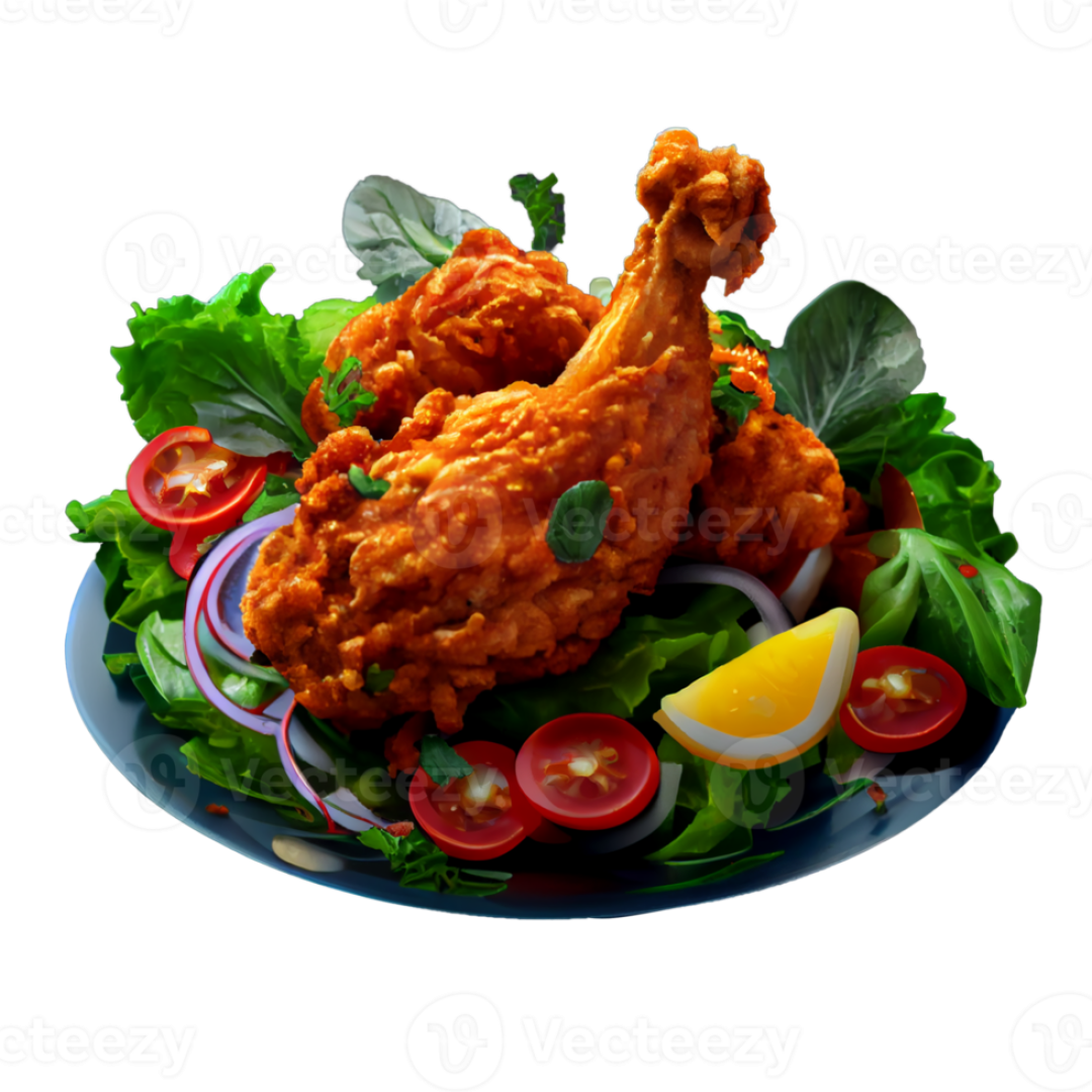 southern-fried-chicken-fried-chicken-transparent-background-png